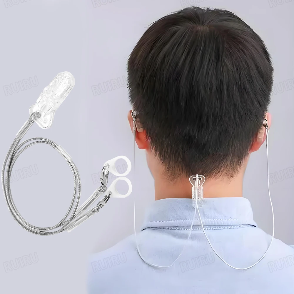 Hearing Aid Anti-Lost Lanyard Safety Behind The Ear Aids Accessory Clip Rope Protector Holder with Silicone Children fast