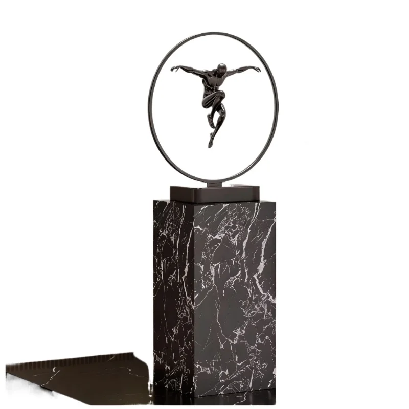 CX suspended art figures floor-to-ceiling ornaments Sales office Entrance staircase corner Display soft decoration accessories