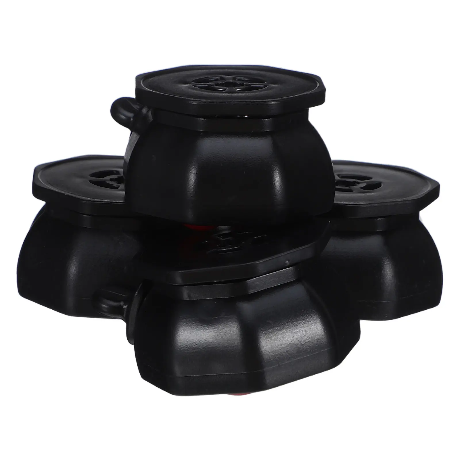 4Pcs Self Adhesive Heavy Duty Swivel Caster Wheels Lockable Brake for Furniture Appliances Trolleys Mini Stick-on Silent