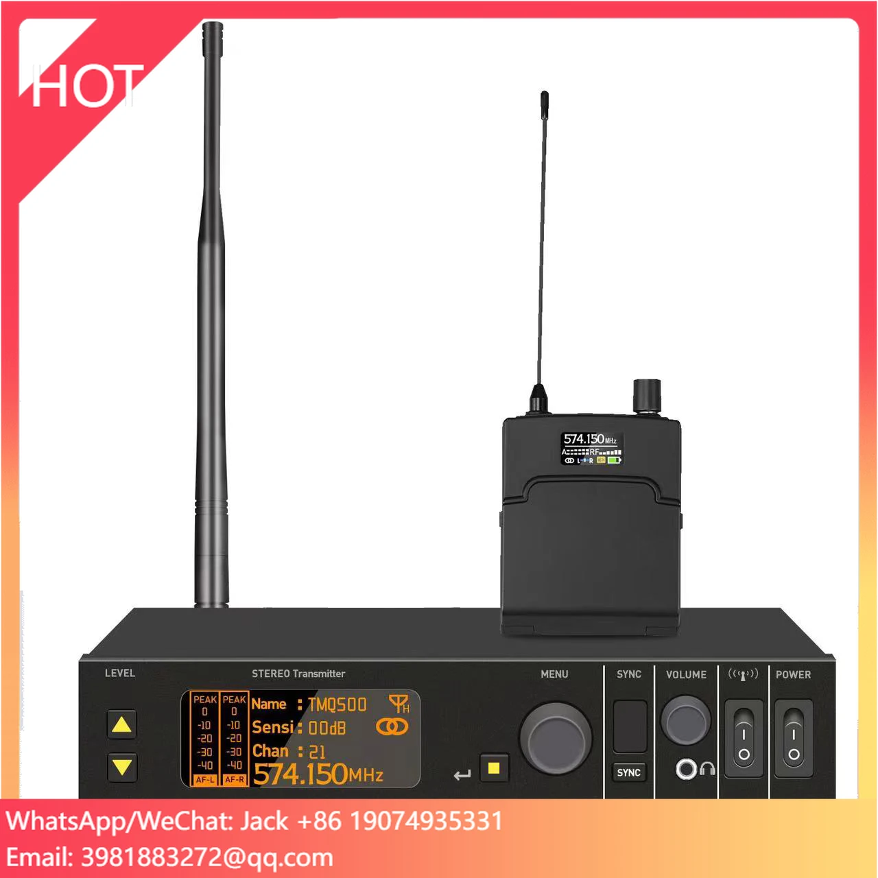 

High Quality PSM900 Professional 1-Channel In-Ear Stereo Input Wireless System Microphone For Consumer Electronics