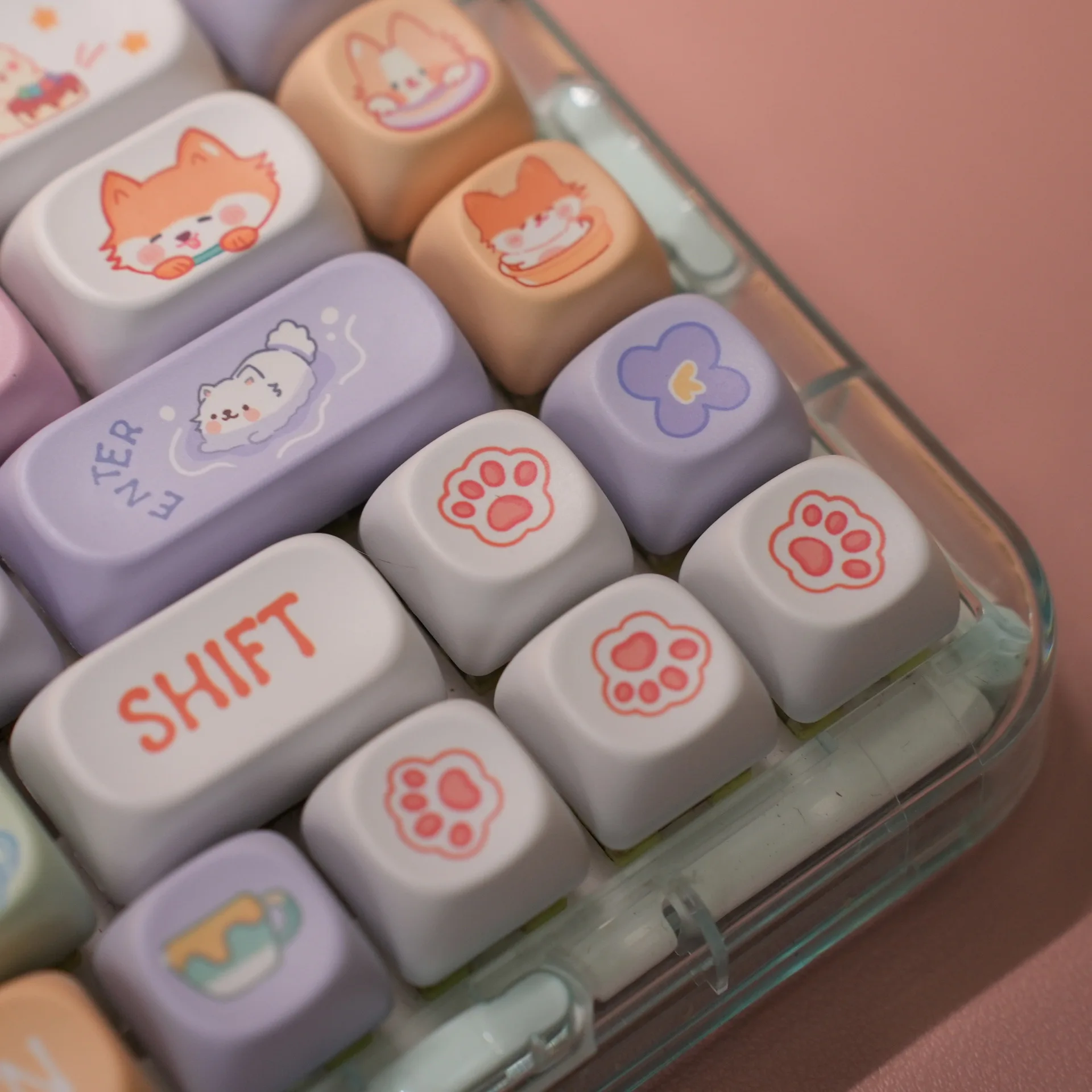 XDA OEM MOA MDA Original Highly Sublimated Keycaps Color Pattern Customized Mechanical Keyboard Caps Keycaps