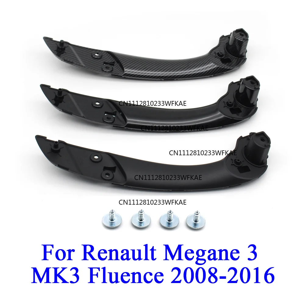 For Renault Megane 3 MK3 Fluence 2008-2016 Car Front Left Right Interior Door Handle Grip 809540001R 809600007R