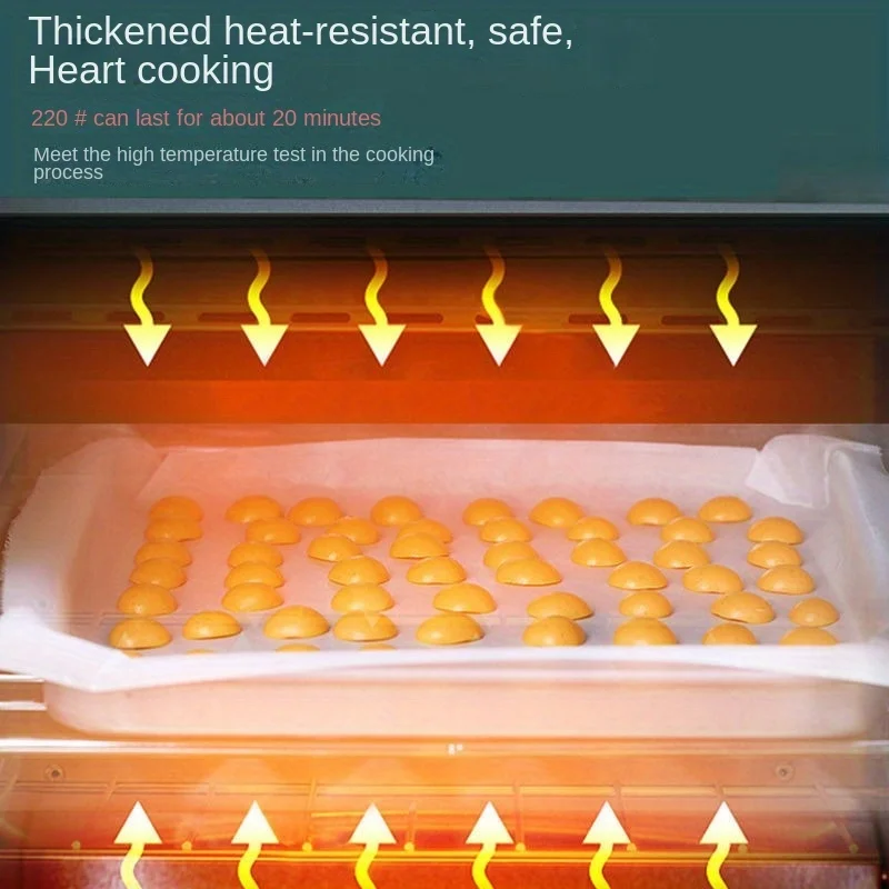 1 roll, parchment paper, disposable air fryer liner, non stick and heat-resistant baking tray, waterproof and oil resistant baki