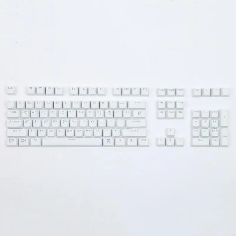Upgrades Korean Keycaps OEM Profile Keycaps for 61 75 98 104 Keyboard