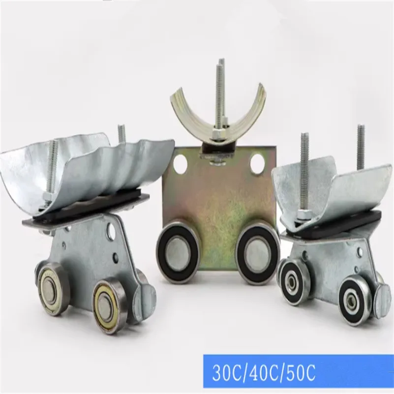 Crane ACCESSORIES 30C/40C/Steel Cable Sheave Special-shaped Steel Thickened Bearing Galvanized Pulley