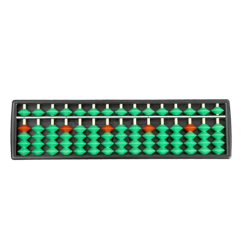 15 Digit Rods Standard Abacus Chinese Japanese Calculator Counting Tool Mathematics Beginners Caculating Tools