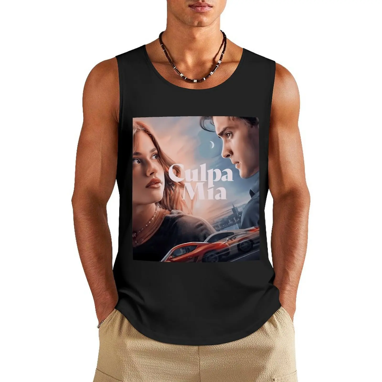 

My Culpa mía- My Romantic Drama Film Tank Top Men's tops sleeveless gym shirt man fitness Gym t-shirt man muscle t-shirt