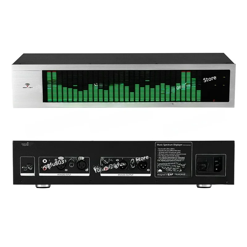 Muziek Stereo Niveau-indicator VU Meter Digitale spectrumanalysator LED Voice Wire Afstandsbediening