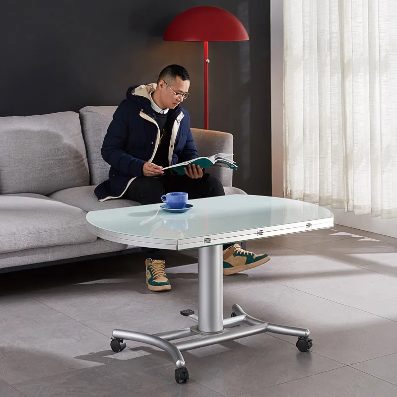 Factory Direct 2026 Climbing and lifting coffee table dining table dual-purpose integrated small apartment multi-function can be