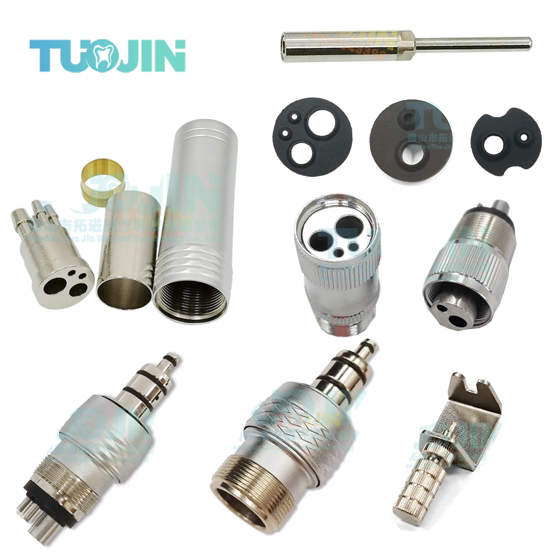 

Адаптер наконечника стоматологической турбины, соединитель, преобразователь двигателя, 4 отверстия, 2 отверстия, O-образное кольцо, хвостовая накладка, 2/4 отверстия