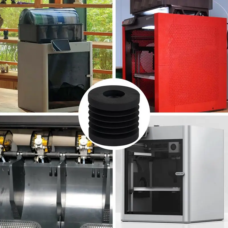 Rubber Pad 3D Printer Shock Absorbing Universal Rubber Pads For 3D Printer 3D Printer Parts For School Home And Work Area