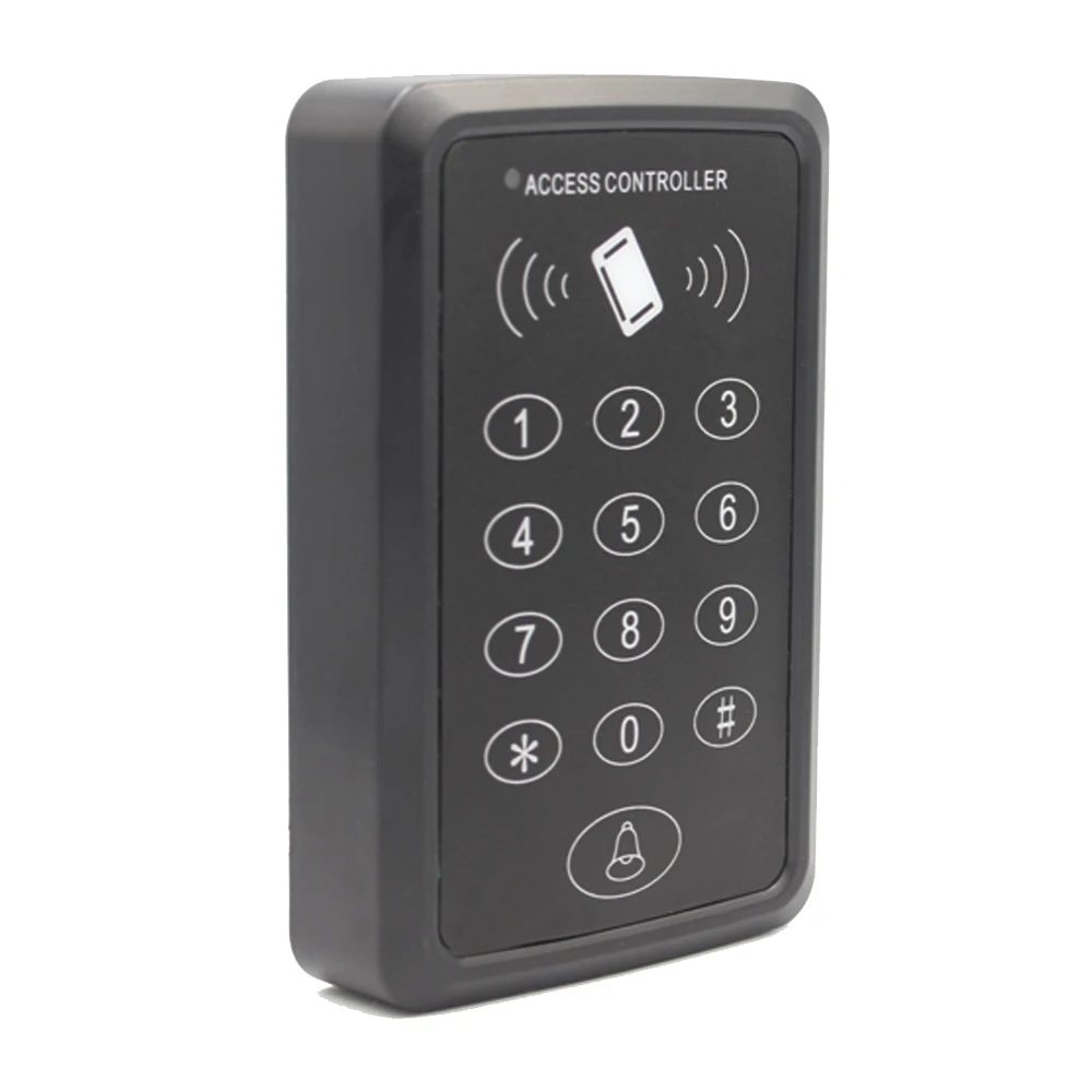 

1500 User RFID Access Control System 125kHz EM ID Card Keypad Proximity Reader Master Card Programming for Warehouses Offices Sc