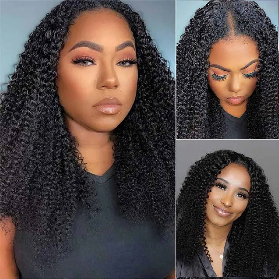 

Lace Front Wig Human Hair Kinky Curly Human Hair Wigs Bling Hd Transparent Lace Front Wig Human Hair