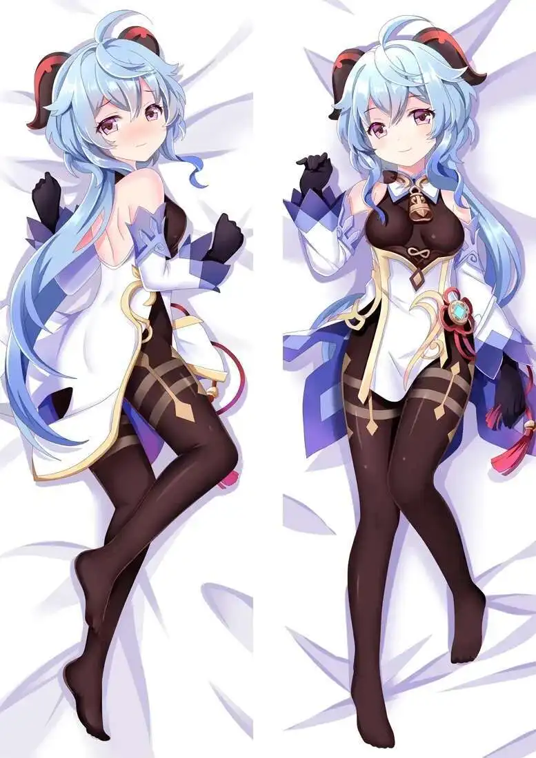Gioco Genshin Impact Ganyu Cosplay Sexy Dakimakura 50*160 cm Federa Hing Body Prop