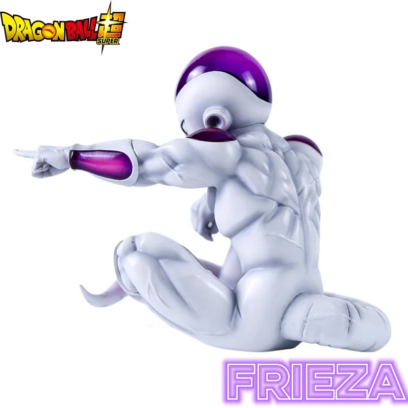 13 cm Dragon Ball Frieza FC Figura seduta Posa PVC Anime Figurine Modello di auto e ornamento da tavolo Giocattolo da collezione Regalo per i fan