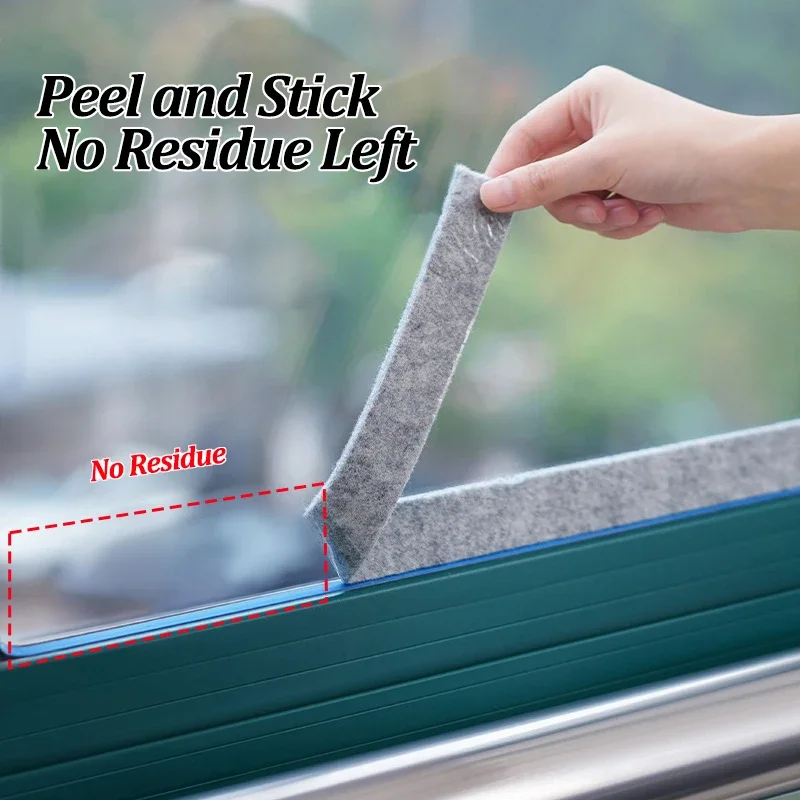 Window Absorbent Pad Thickened Felt Absorbent Tape Winter Window Condensation Droplets Barrier Tape Cuttable Water-proof Sticker