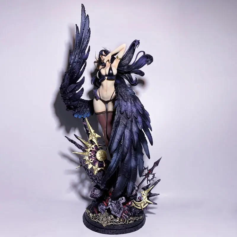 

56.5cm Anime OVERLORD Albedo GK Overall Plan PVC Action Figure Toy Game Statue Collectible Model