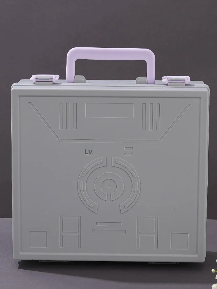 High-density textured storage case for trading cards — lightweight portable design in soft light gray — optimized for standard T