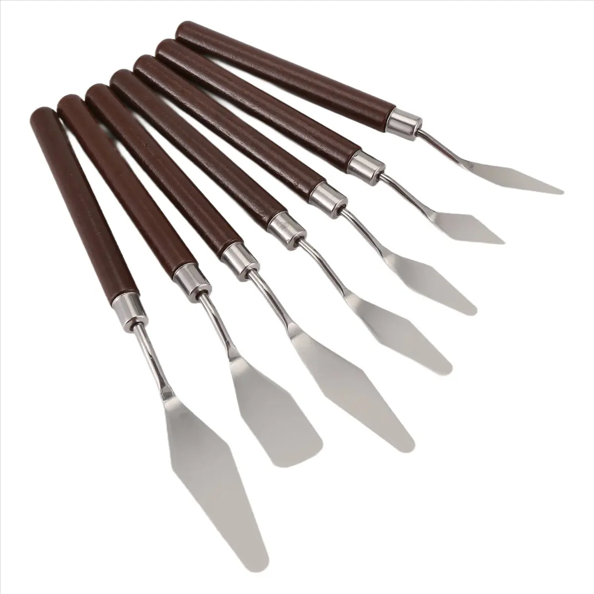 A72Z 7 Pcs Oil Painting Knife Set Oil Painting Shovel Oil Painting Palette Knife Oil Acrylic Painting Tools for Color Mixing