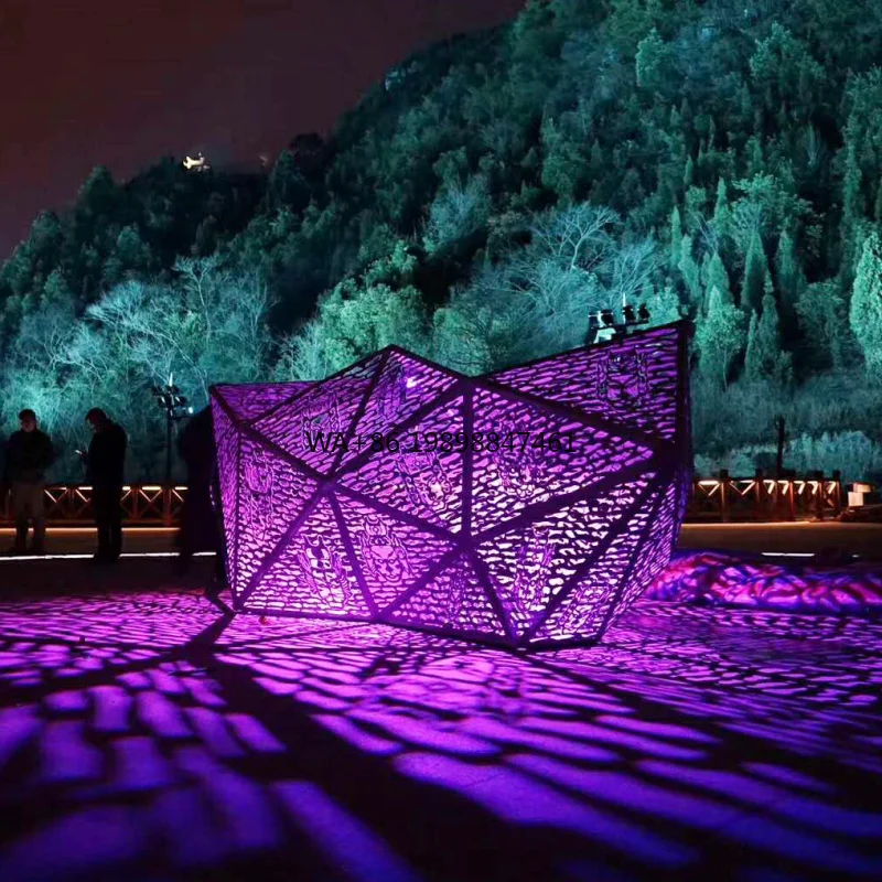 

LED Square Light Landscape Lighting Lawn and Garden Sculpture Light for Outdoor Activity Waterproof Luminous
