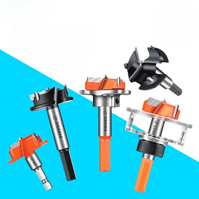 

1 Pcs 35mm Carbide-tipped Pilot Drill Bit and Wood Hole Saw Multifunction Cutting Tools Suitable for Wood, Plywood, and Plastic