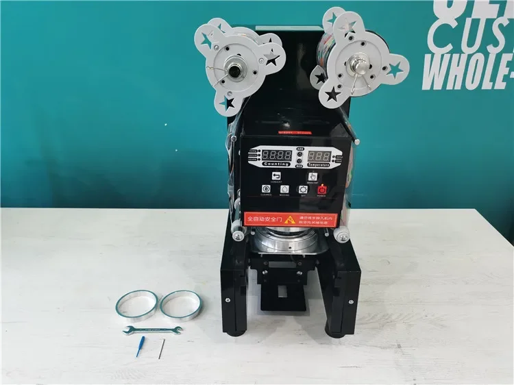 

High Speed Bubble Tea Fully Automatic Cup Sealing Machine/Tabletop Sealers/Plastic Cup Sealer