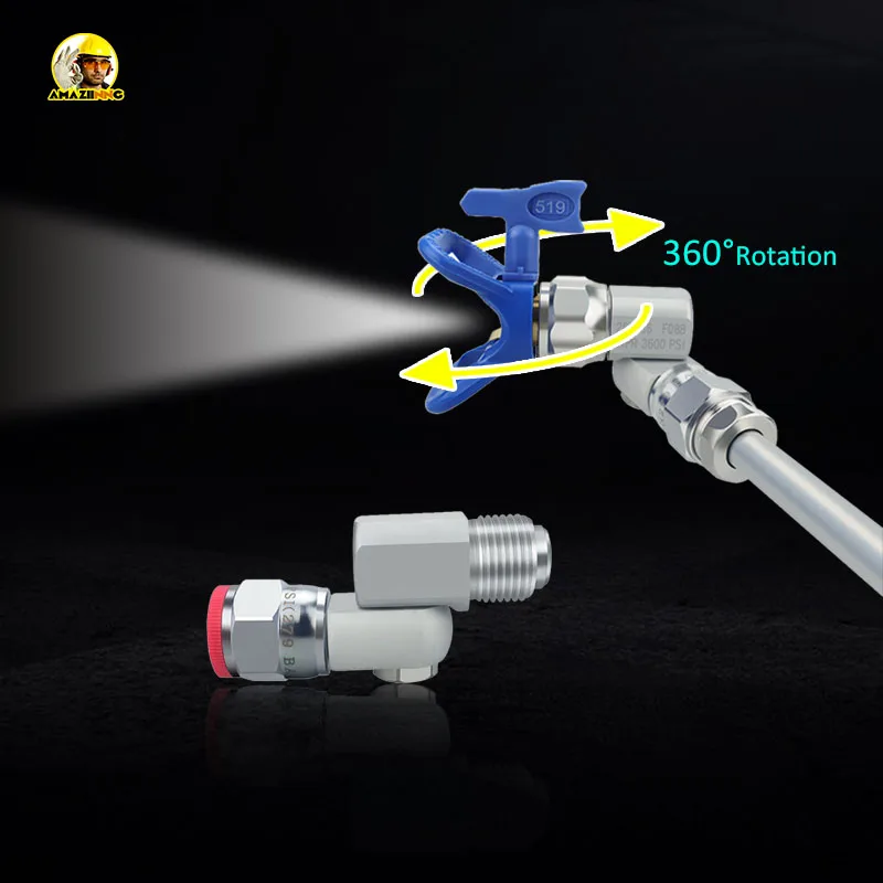 Cleanshot Válvula 287030 287036 Airless Spray com Ponta Valor de Corte Junta Adaptador para Titan Wagner Alta Pressão Pistola Giratória