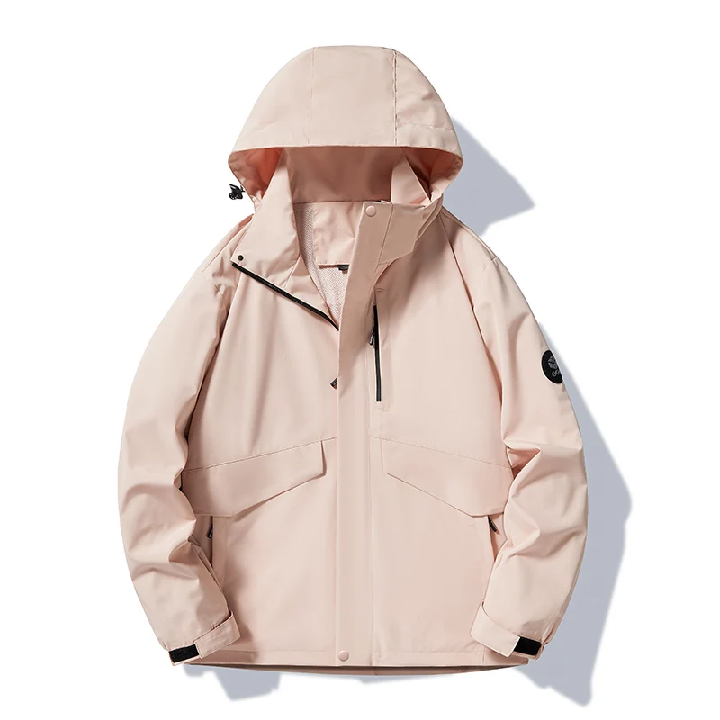 Autumn Outdoor Sports Coats Climbing Trekking Windbreaker Travel Waterproof Jackets Black Camping Hiking Jacket Men