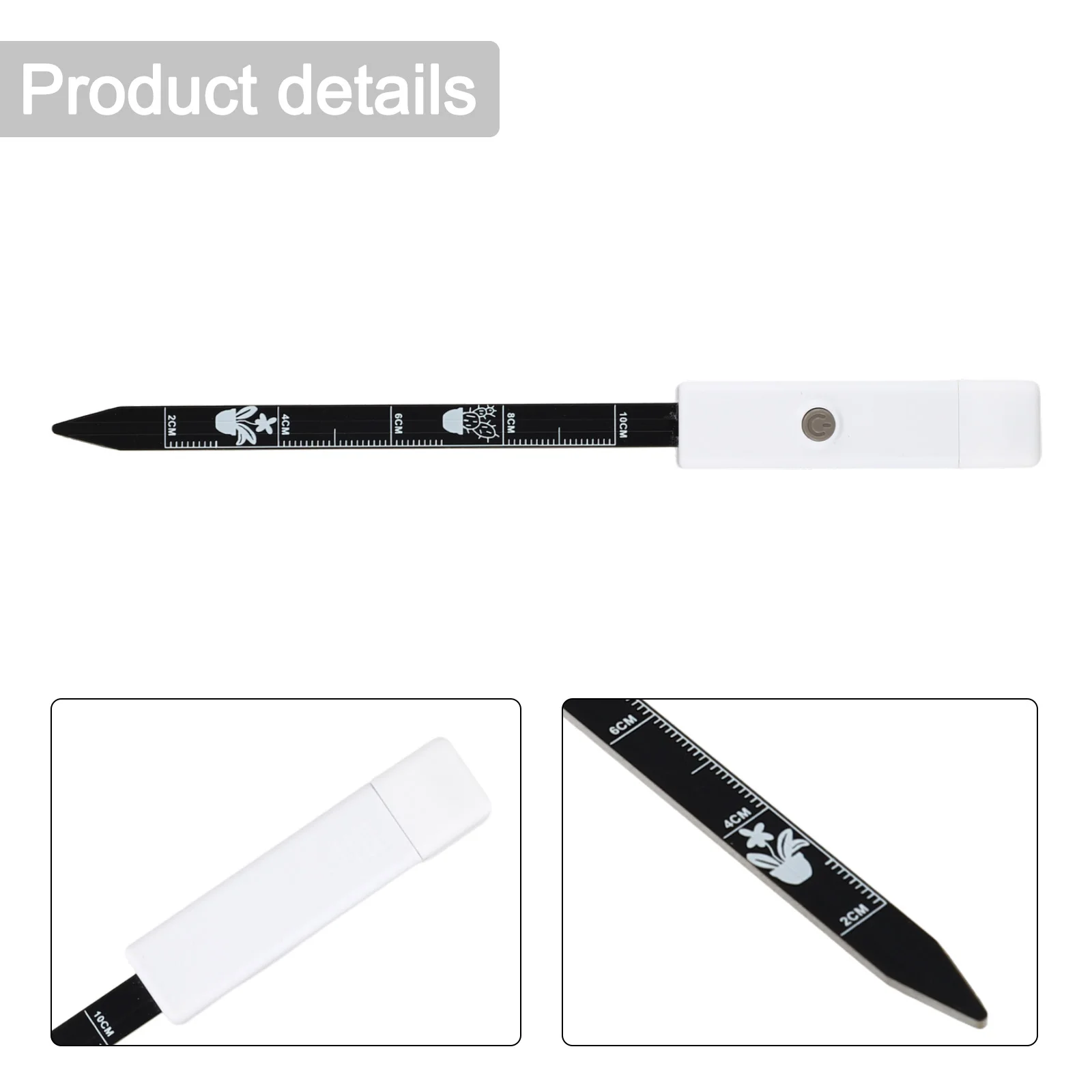 Quickly Measure Plant Water Meter Soil Moisture Tester Plant Water Meter 3 Color Indicator Light Compact Easy To Read For Indoor