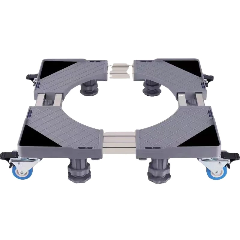 

Steel Movable Adjustable Washing Machine Stand with Wheels Wash Dryer Bracket for Fridge Refrigerator Base Washing Machine Parts