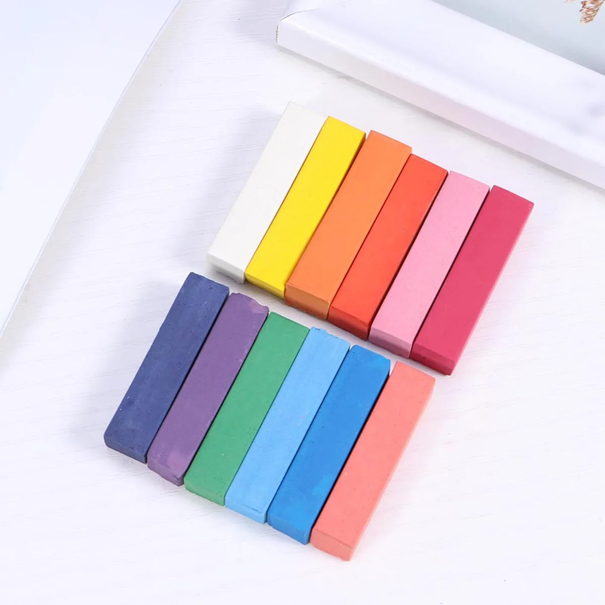 

12pcs Chalk Temporary Coloring Dye Washable Dyeing Safe Nontoxic Hair Chalk Practical