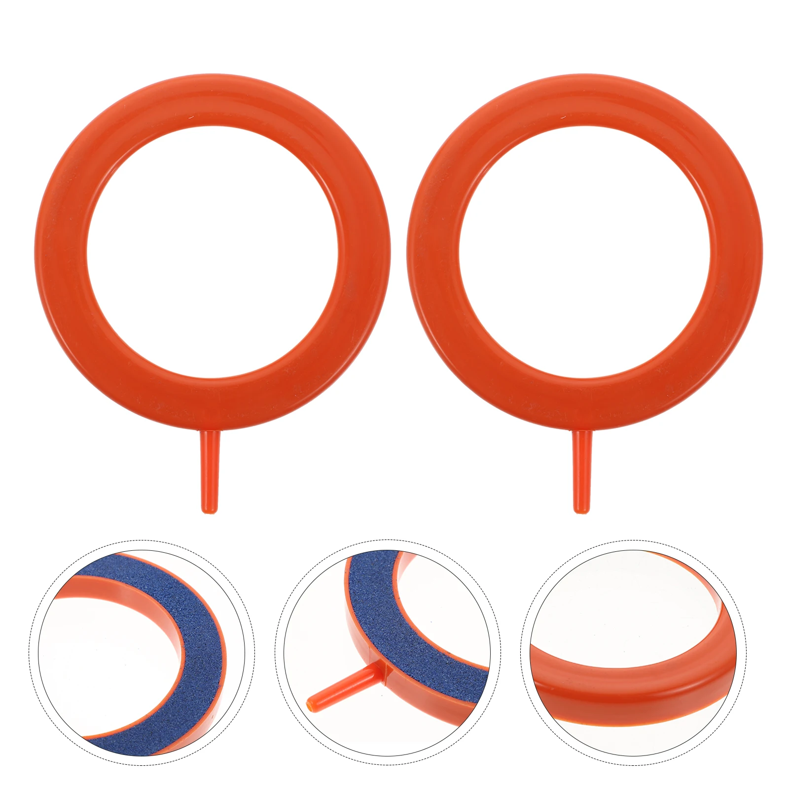 

2 pcs Air Stone For Aquarium Round Bubble Diffuser Fish Tank Oxygen Enhancer Aeration Creative Ball Bubbler Disc Fine