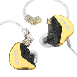 CCA CRA+ Metal Headset In Ear Monitor Phone Bass Wired Earphone With Microphone Sport Game HiFi Noice Cancelling Headphones