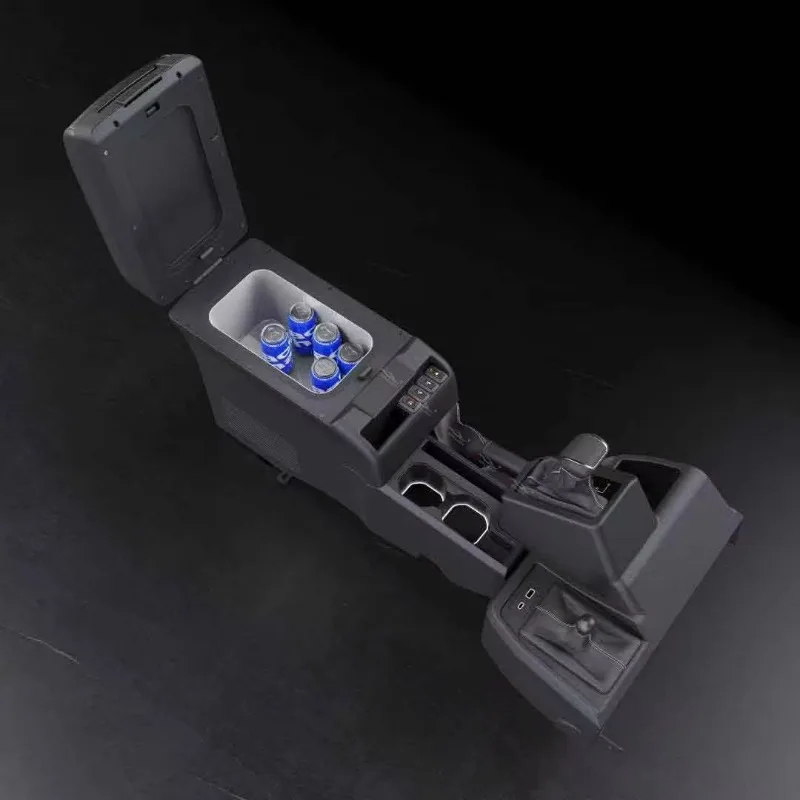 Car Armrest Refrigerator Interior Upgraded Saddle for Toyota Land Cruiser LC70 FJ LC76 LC78 LC79 Building Cooling Mode Freezer