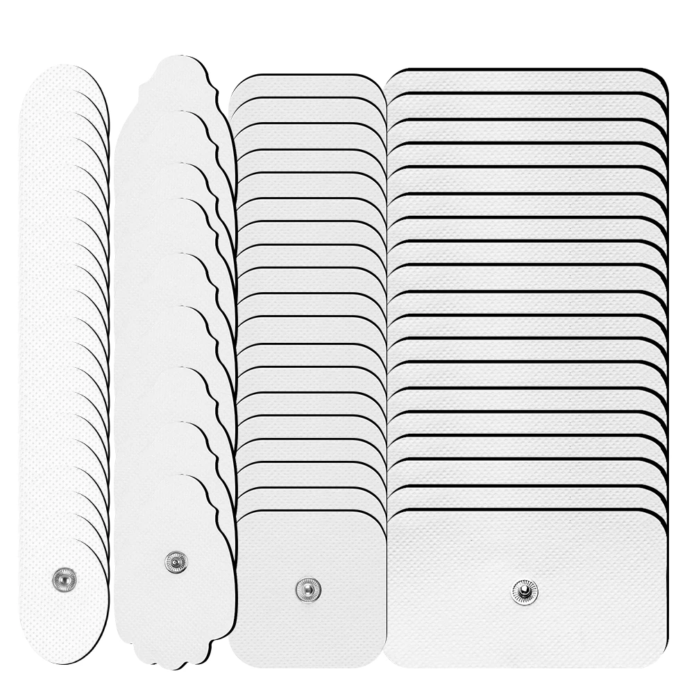 10/20 Stück Elektroden ​ EMS-Muskelstimulator TENS-Pulsmassagegerät Ersatzpflaster Selbstklebende Wiederverwendbare Elektrodenpads – Detail 1