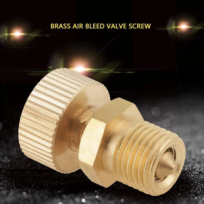 65MPA Exhaust Screw Quick Ventilator Exhaust Valve Breather Brass High Pressure Pump