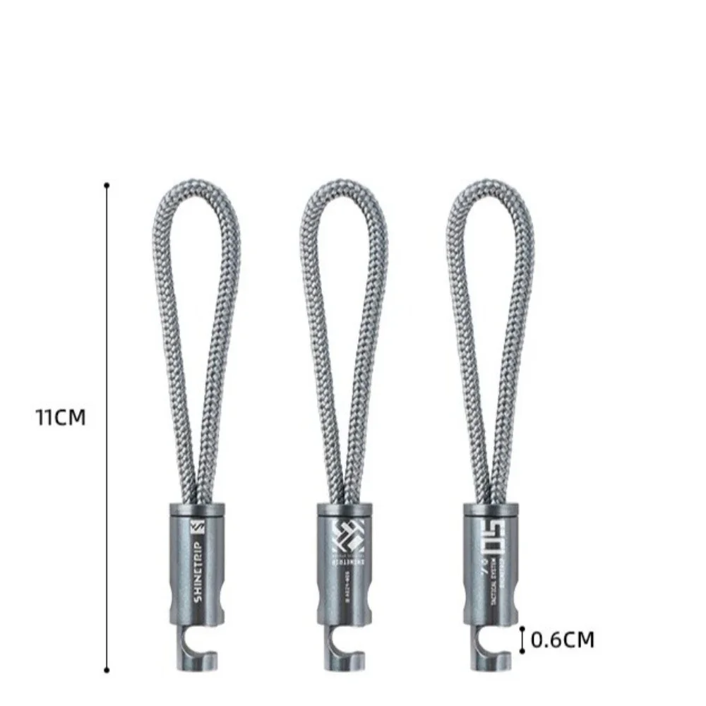 Immagine 5: Gancio per Corda Antivento in Lega di Alluminio, Fibbie Antivento, Gancio per Tenda Multifunzione Leggero, Accessori da Viaggio