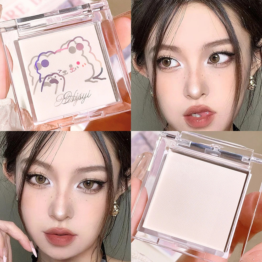 Matte Monochrome Eyeshadow Palette Natural Light Highlighter Powder For Delicate Eye Contouring White Jade Brightens Makeup