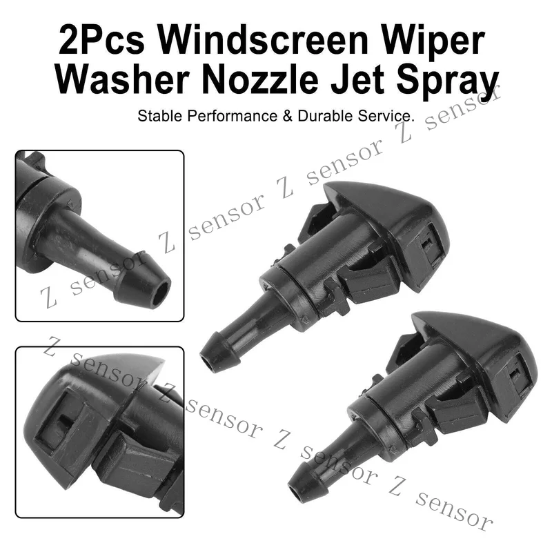 RRR+ 2x Windscreen Wiper Washer Nozzle Jet Spray for Dodge Journey 09-13 5116079AA view 2