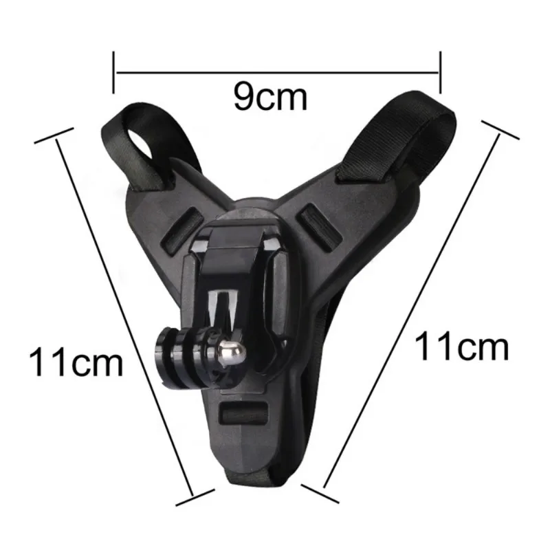 Motorcycle Helmet Chin Strap Mount with Phone Clip for iPhone Samsung Huawei LG Gopro Hero OSMO Xiaomi Yi Action Sport Camera