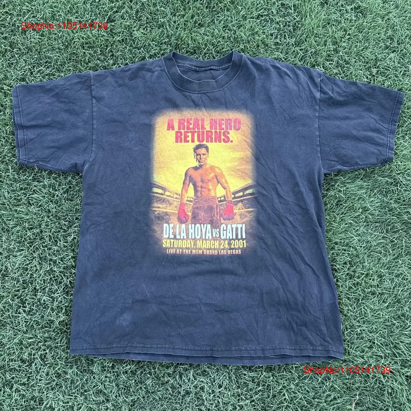 

L XLВинтажная футболка Oscar De La Hoya, винтажная стираная эластичная футболка унисекс с графикой, дышащая уличная мода