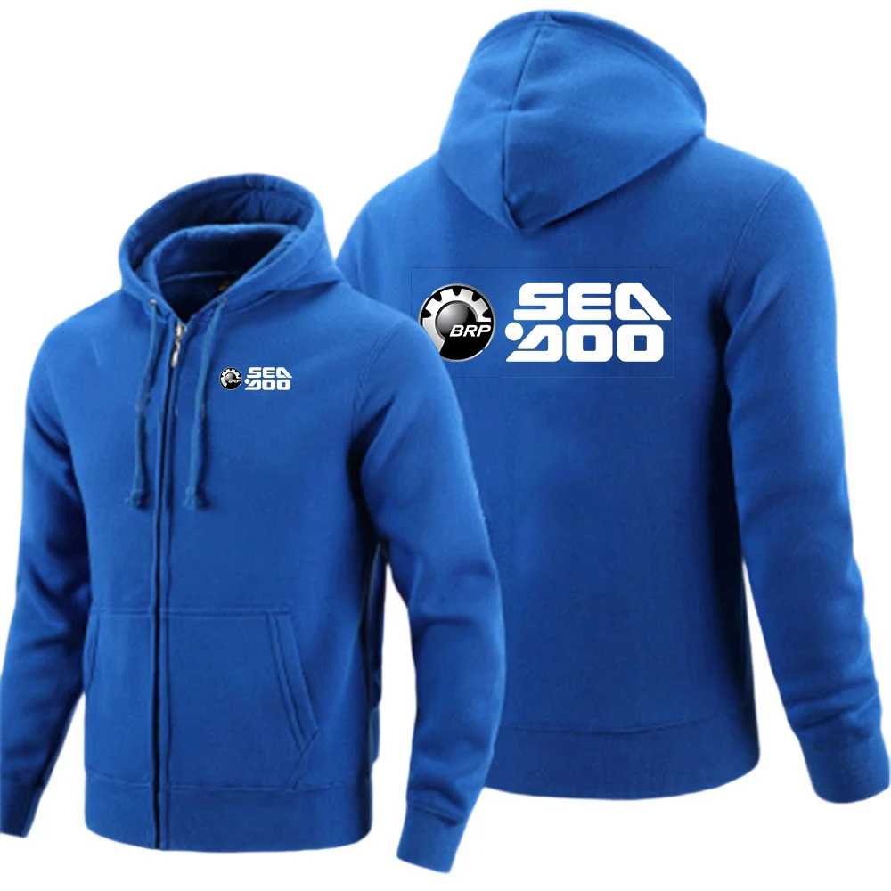 High-end Luxury Classic Zipper Coat BRP Sea Doo Seadoo Moto Logo Print 2026 Spring And Autumn Men's Popular Hoodies Jacket view 4