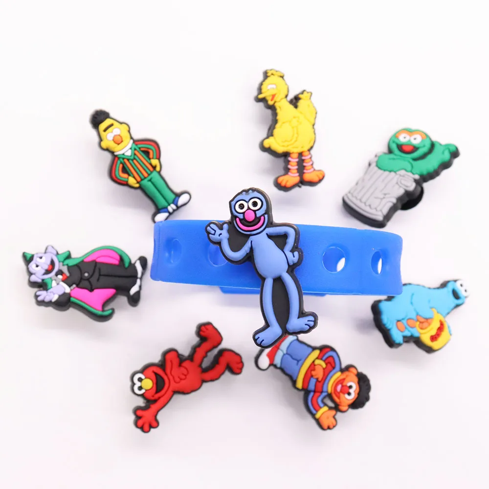 Single Sale PVC Shoe Charms Popular Cartoon Doll Yellow Bird Slipper Accessories Garden Shoes Ornament Buckles For Kids Gift