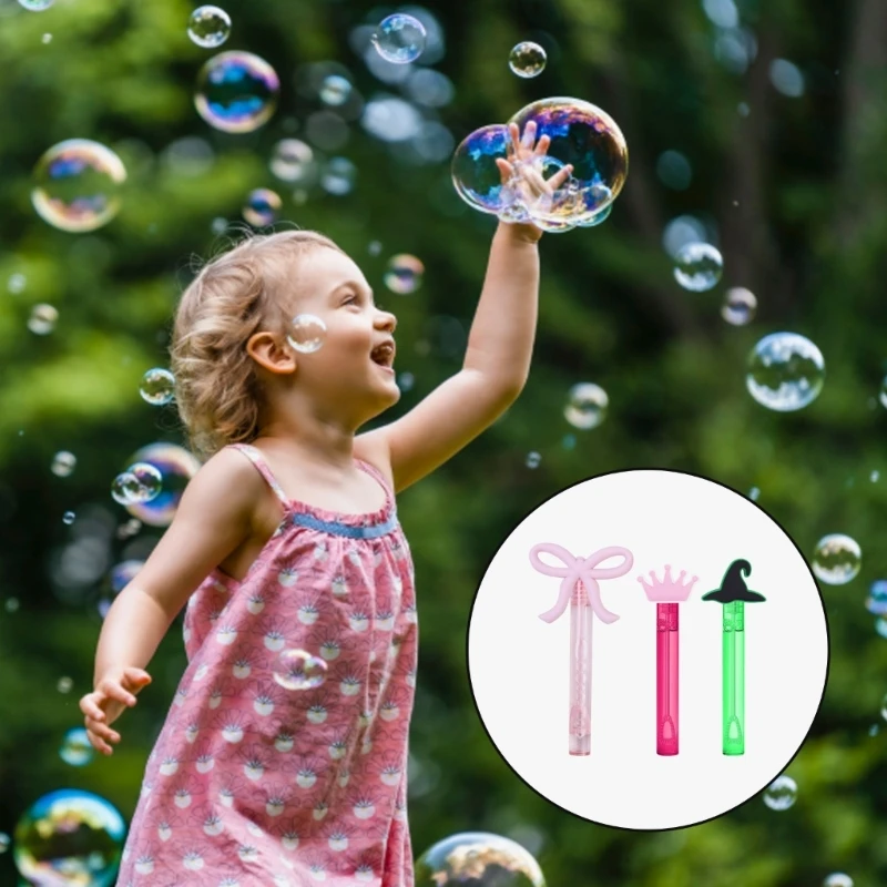 Sopladores burbujas bruja ajustables, 9 Uds., con líquido burbujas seguro para Halloween, 15UB