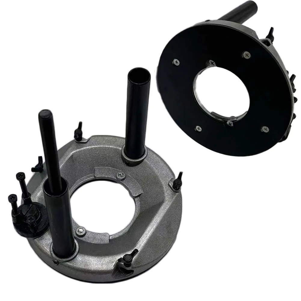 

For 3612 Model Router Base Assembly Replacement for Dongcheng Carving Machine Engraving Milling Bimetal Black 10.8x10.5x19.4cm