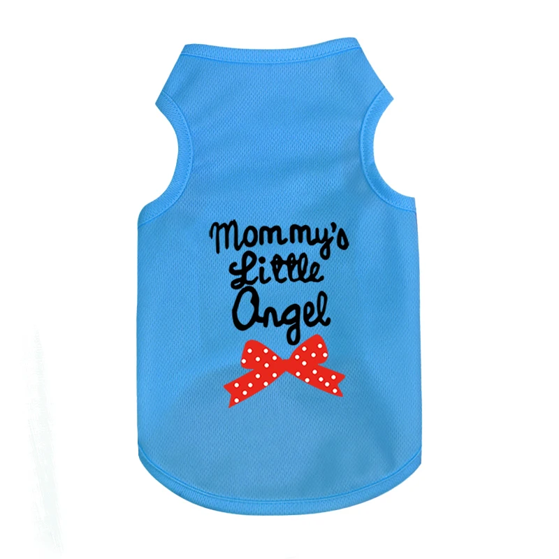Pet spring and summer vest beautiful dog cat clothes vest mesh breathable pet clothes Good quality