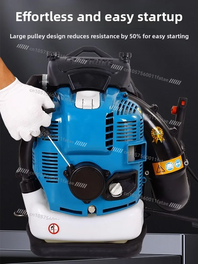 High Power Handheld Backpack Hair Dryer Dapeng Road Sand Gravel Fallen Leaves Blowing Snow
