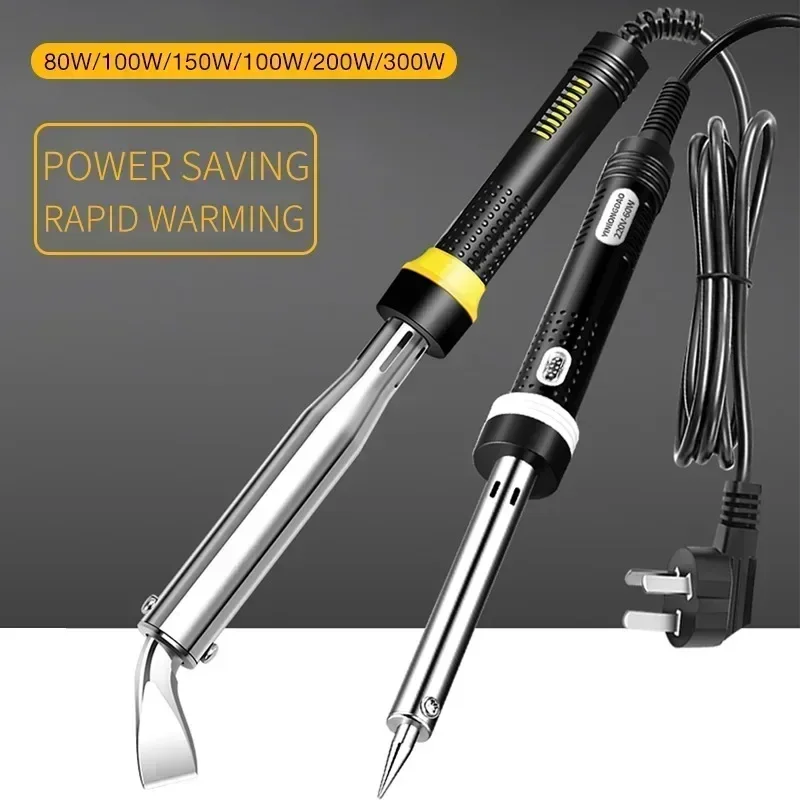 

EU/US Electric Soldering Iron Repair Tool 220V/110V Electric Tool Heating Adjustable Welder Heat Pencil Welding Tin Temperature