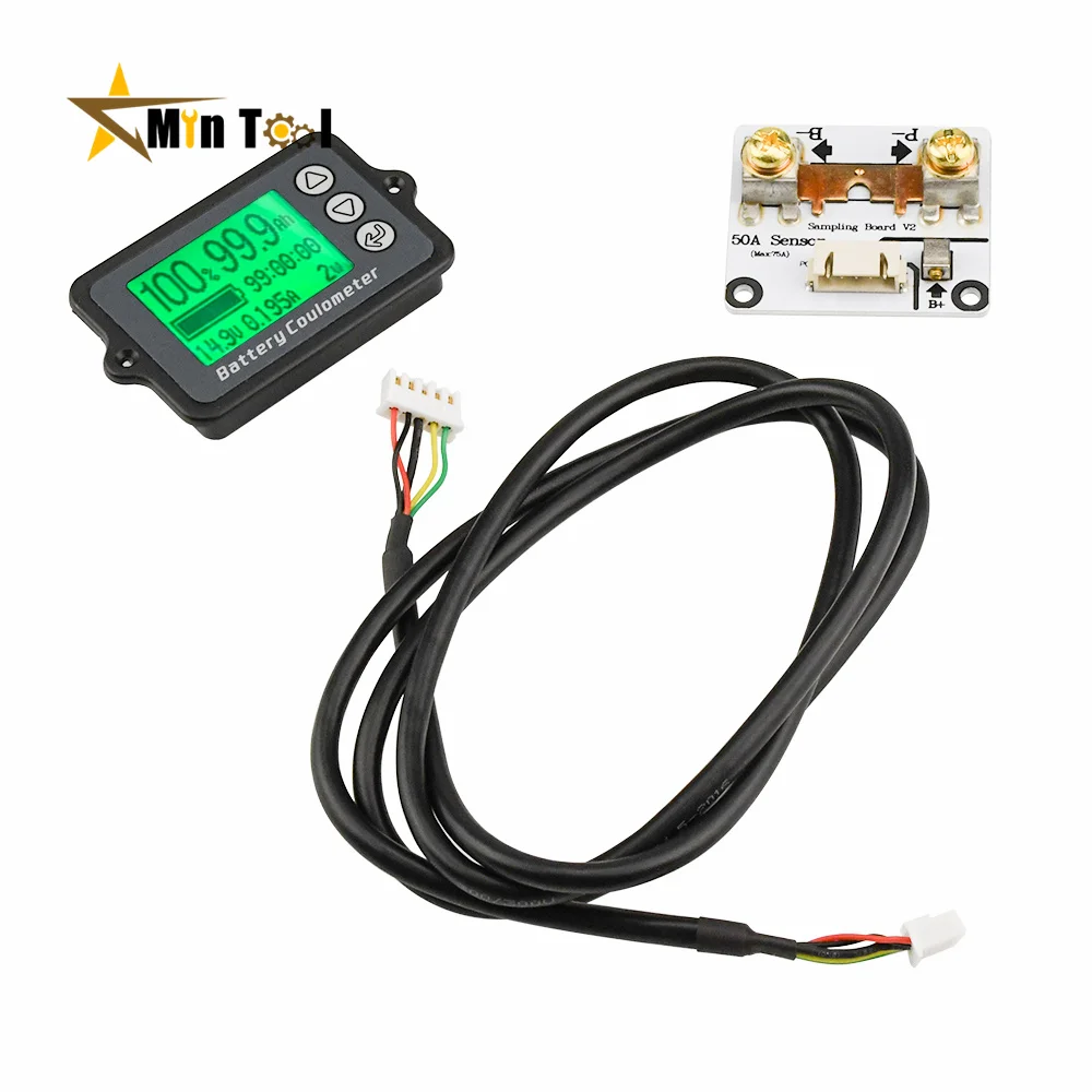 80V 50A/100A/350A TK15 Battery Capacity Tester Capacity Indicator Power Meter for LiFePO Coulomb Counter Car Tool Accessories