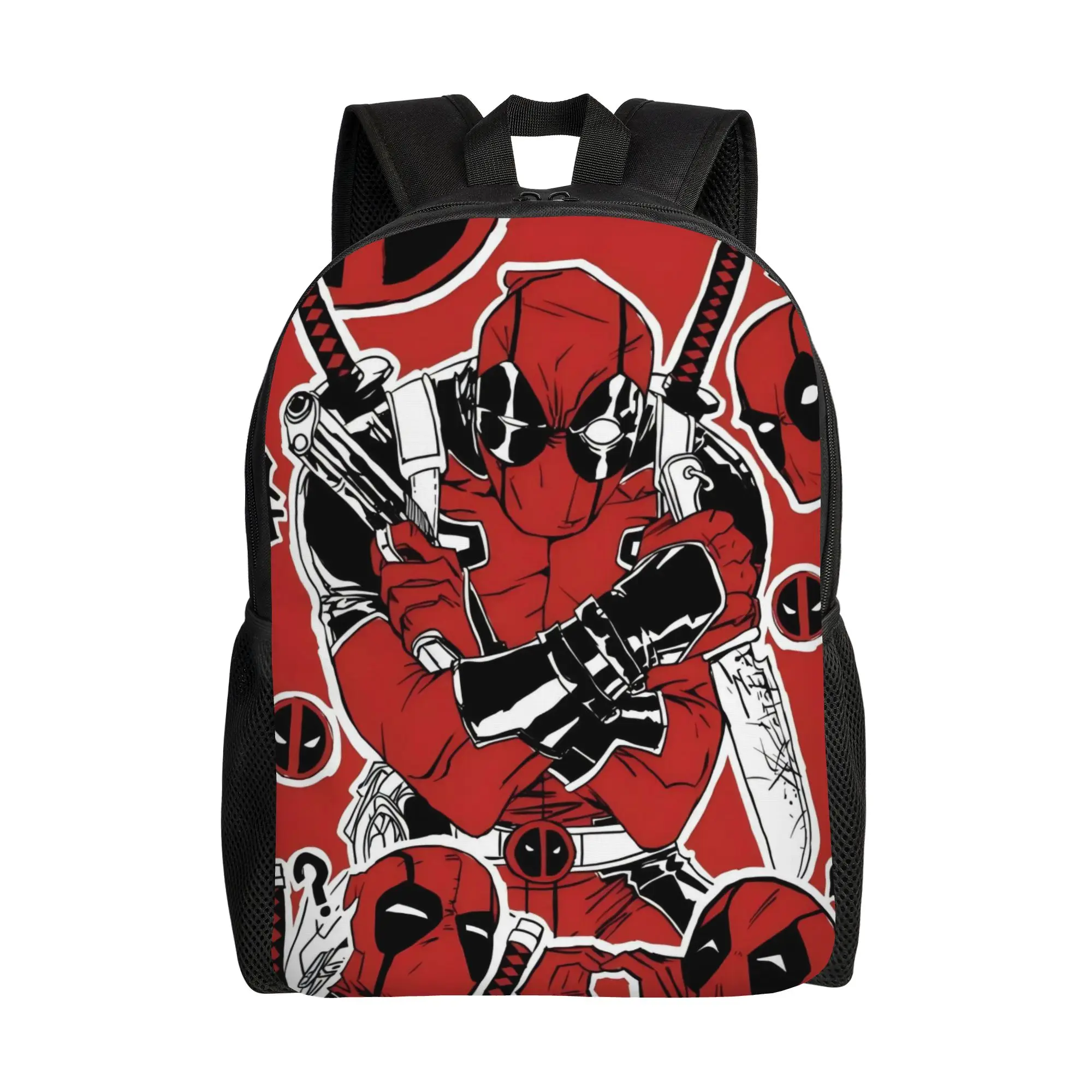 

Back to school season Deadpool Bookbag Marvel Office Staff Daily Backpack